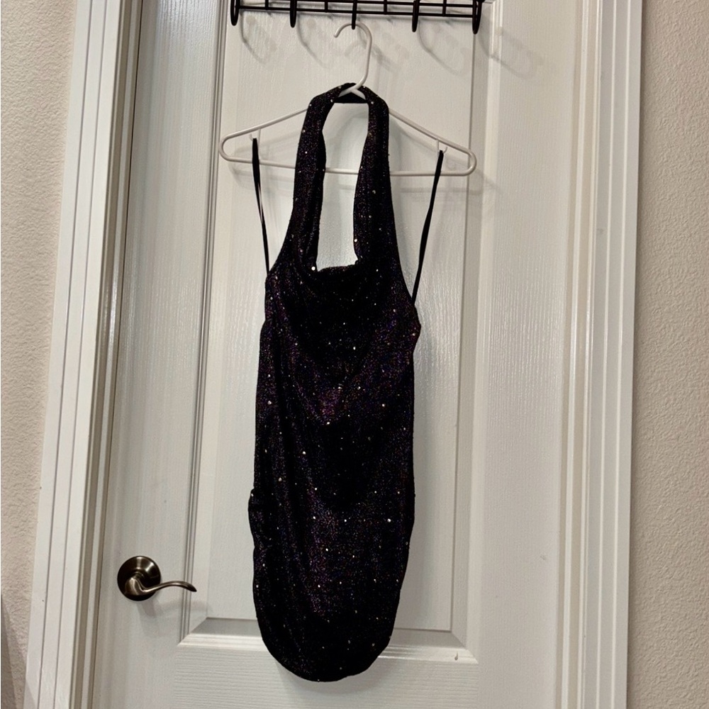 Used Sexy black sparkles dress